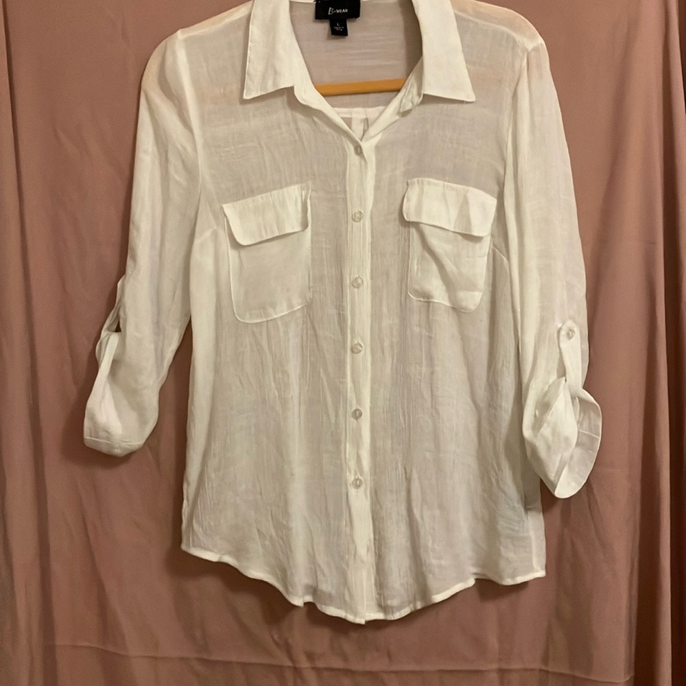 Beautiful shear blouse by B*wear